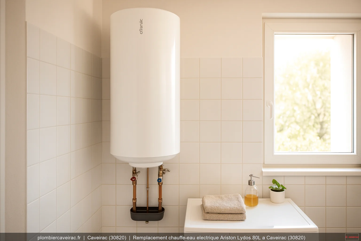 Remplacement chauffe-eau electrique Ariston Lydos 80L a Caveirac (30820)