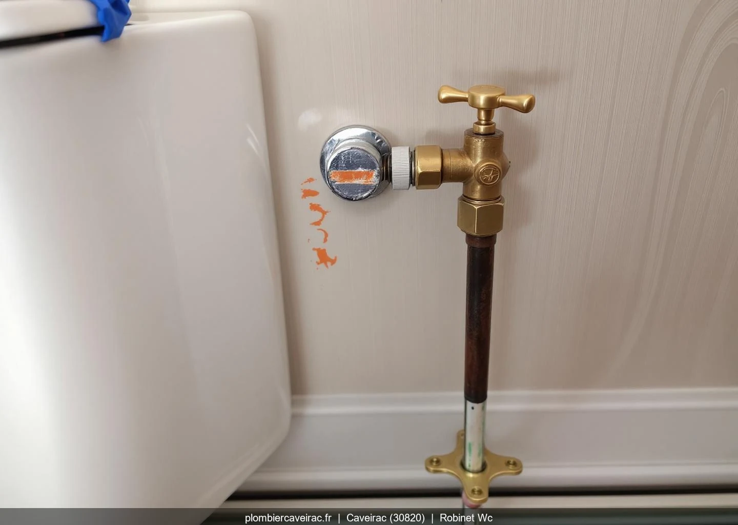 Robinet de WC a Caveirac